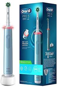 Oral-B PRO 3 3000 CrossAction elektrische tandenborstel (in blauw of grijs)