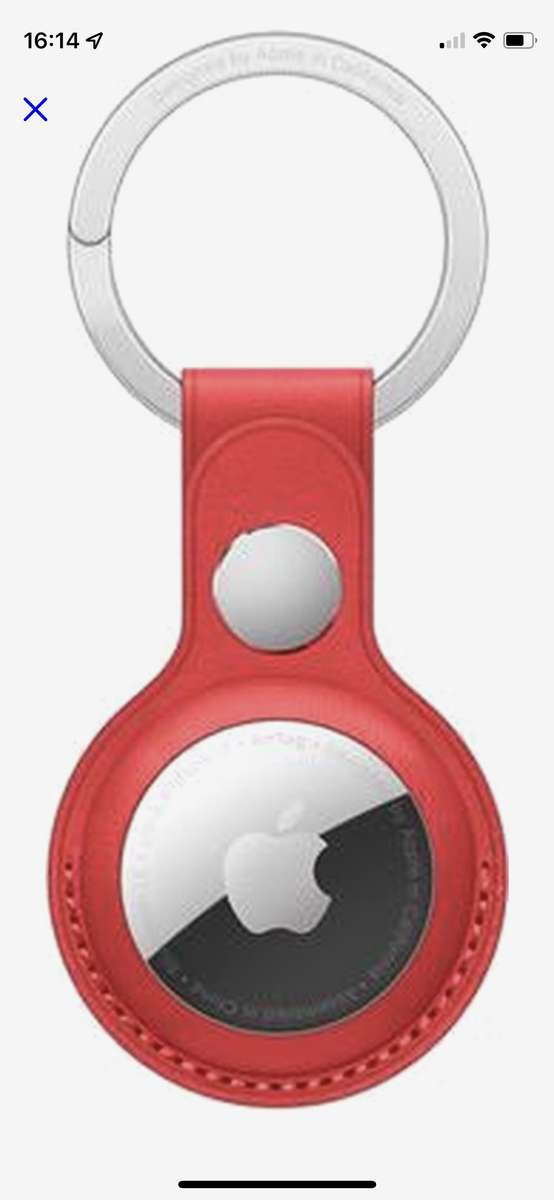 zuur Afwezigheid Bully Apple airtag sleutelhanger (rood) - Pepper.com