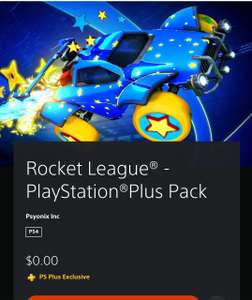 Gratis Rocket League - Playstation plus pack van seizoen 5