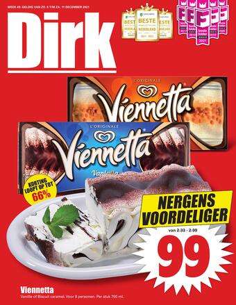 Mooie prijs Viennetta ijs (750ml)