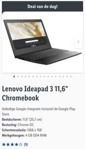 Dagdeal Lenovo Ideapad 3 11,6" Chromebook