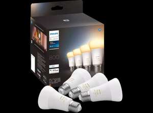 Philips Hue White Ambiance E27 800lm Bluetooth (4-pack)