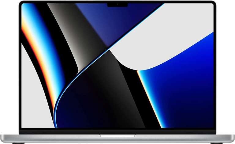 2021 Apple MacBook Pro (16-inch, Apple M1 Pro‑chip met 10‑core CPU en 16‑core GPU, 16 GB RAM, 512 GB SSD) - zilver