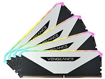 Corsair Vengeance RGB RT 32GB (4 x 8GB) DDR4 3200MHz C16 Memory Module Dynamic RGB Lighting