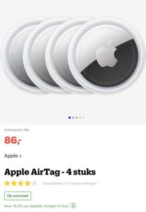 Apple AirTag van €119.- voor €86,-