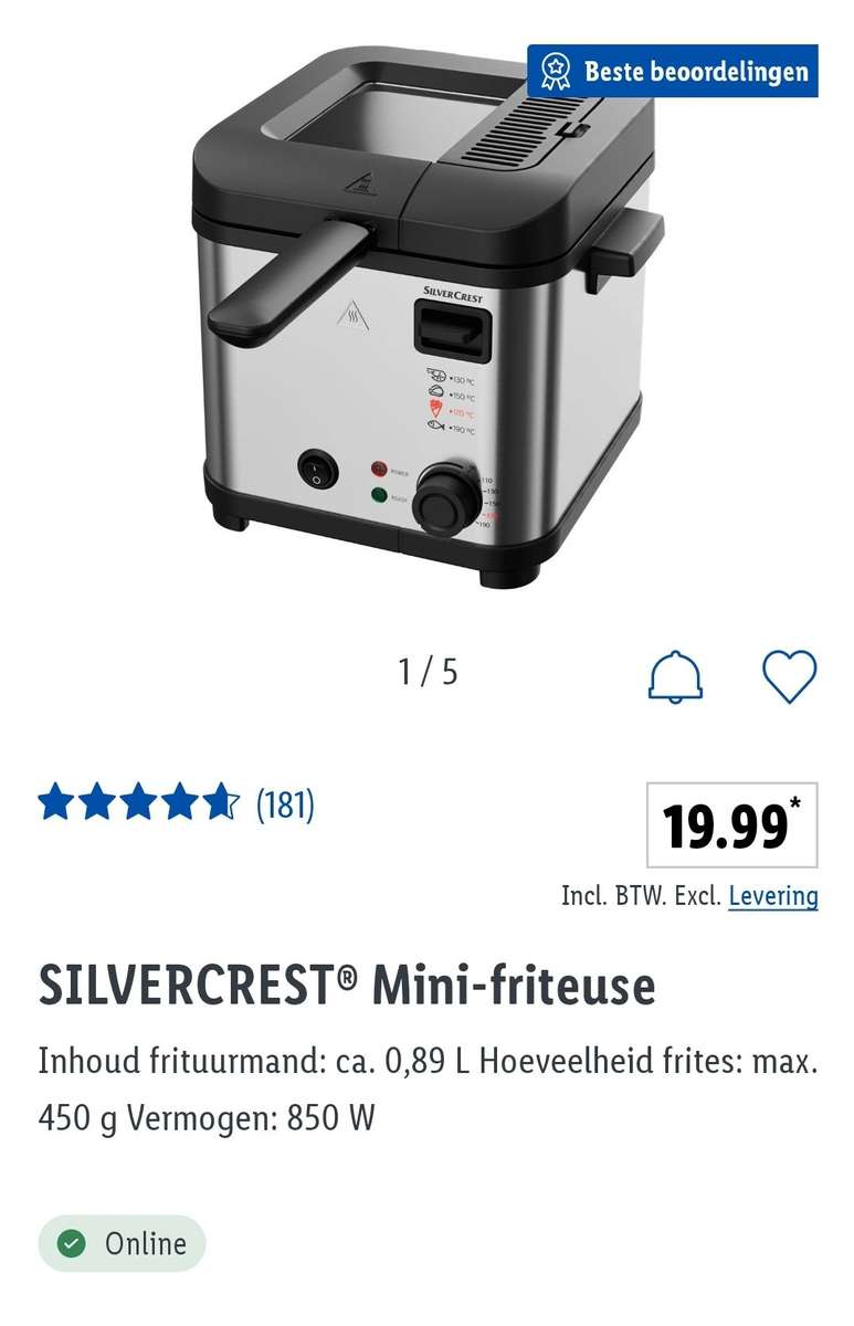 - Silvercrest mini-friteuse - Pepper.com