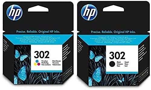 HP 302 - 2 stuks (Zwart en driekleurig) tegen spotprijs