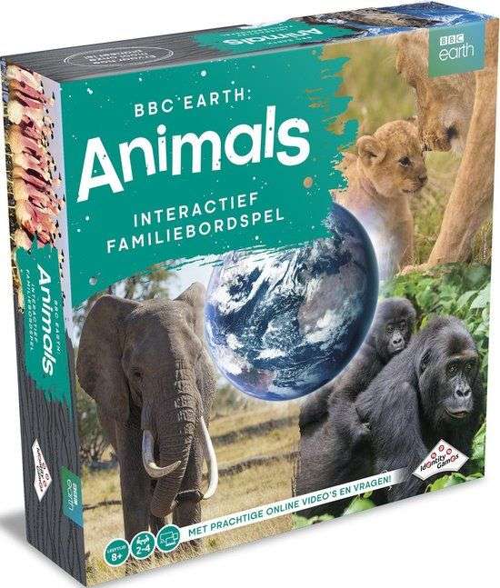 BBC Earth: Animals Interactief familie bordspel