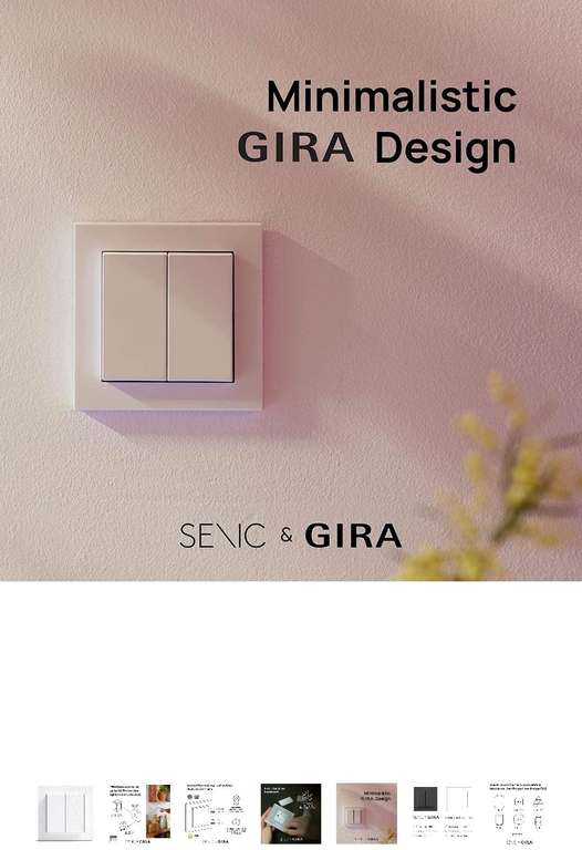 GIRA+ Senic Friends of Hue Smart Switch