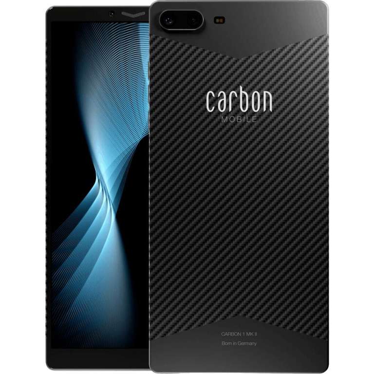 Carbon Mobile 1 MK II 8GB/256GB Smartphone met koolstofvezelbehuizing