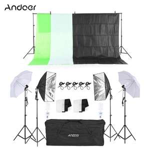 Andoer Studio Photography Kit (uitgebreid) voor €67,99 @ Tomtop