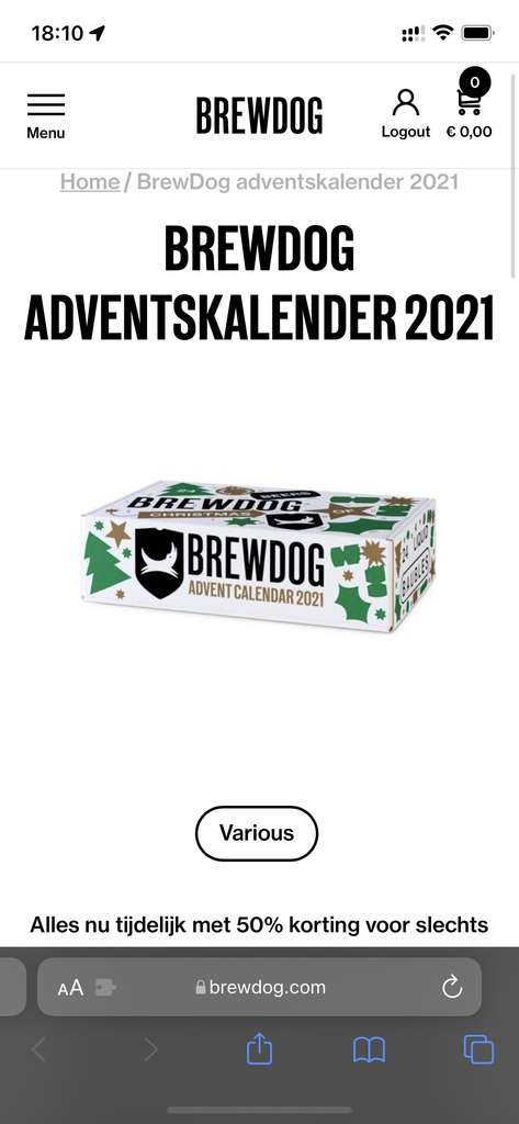 Brewdog Adventskalender 2021