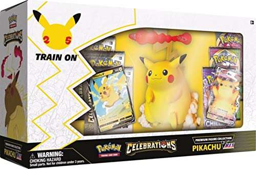 Pokémon | Celebrations Premium Figure Collection - Pikachu VMAX (25th Anniv) | Card Game