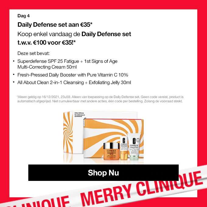Clinique Daily Defense Set