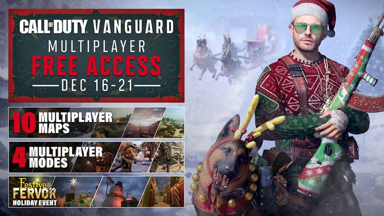 Gratis multiplayer weekend Call of Duty: Vanguard