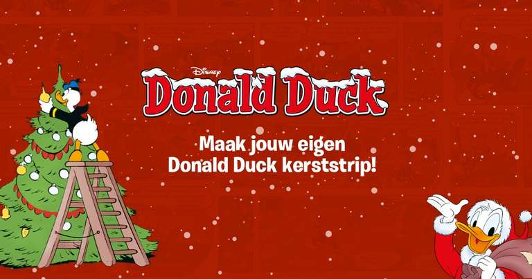 Gratis gepersonaliseerde Donald Duck strip (PDF)