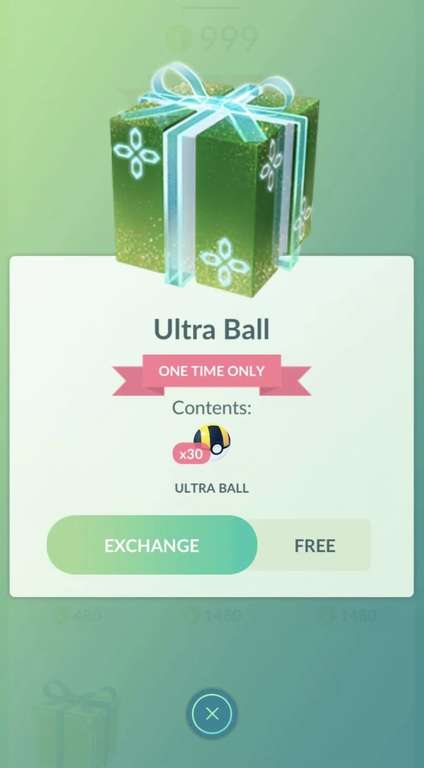 30x Ultra ball Pokemon Go
