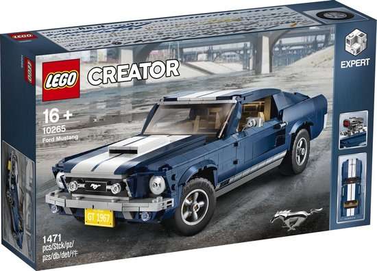 Laagste prijs ooit met SELECT - LEGO Creator Expert Ford Mustang - 10265 @BOL
