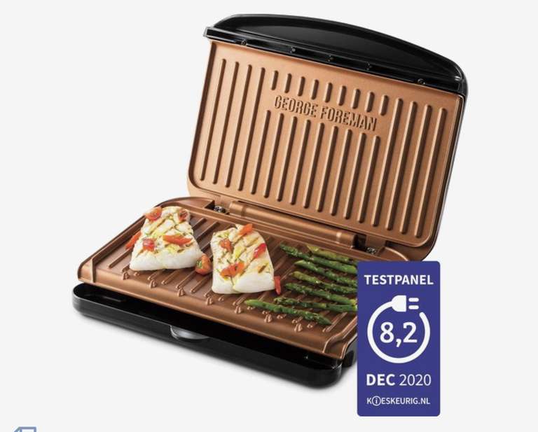 George Foreman Fit Grill Copper Medium 25811-56 contactgrill