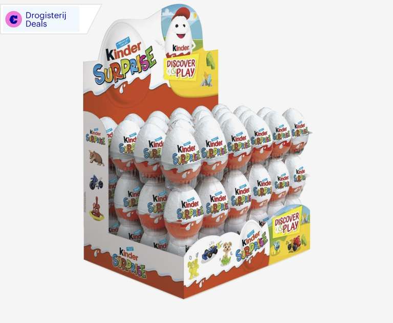 72 kindersurprise eieren