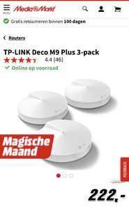 Tri-band mesh-routers TP-LINK Deco M9 Plus (3-pack)