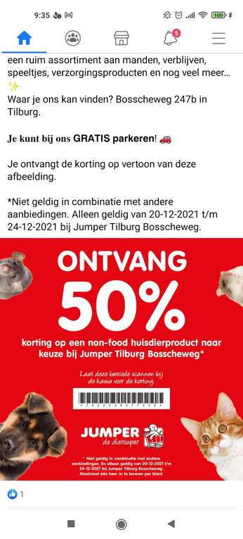 50% korting non-food artikel bij jumper in Tilburg en Beverwijk