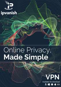 IPVanish VPN - 1 Jaar - onbeperkt apparaten
