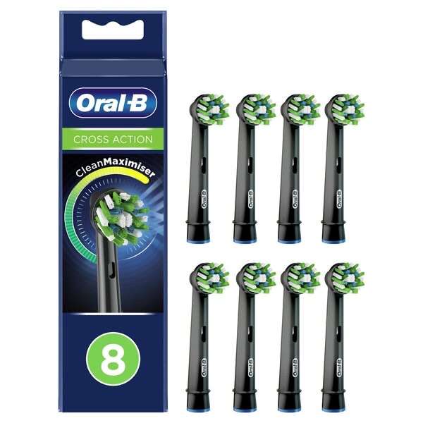 8-pack ORAL B CROSS ACTION OPZETBORSTELS