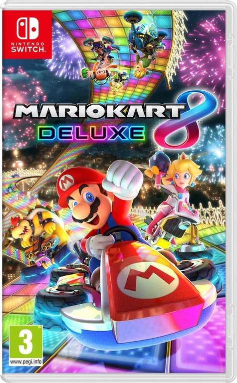 Mario Kart 8 Deluxe - Nintendo Switch [€37,49 met kortingscode]