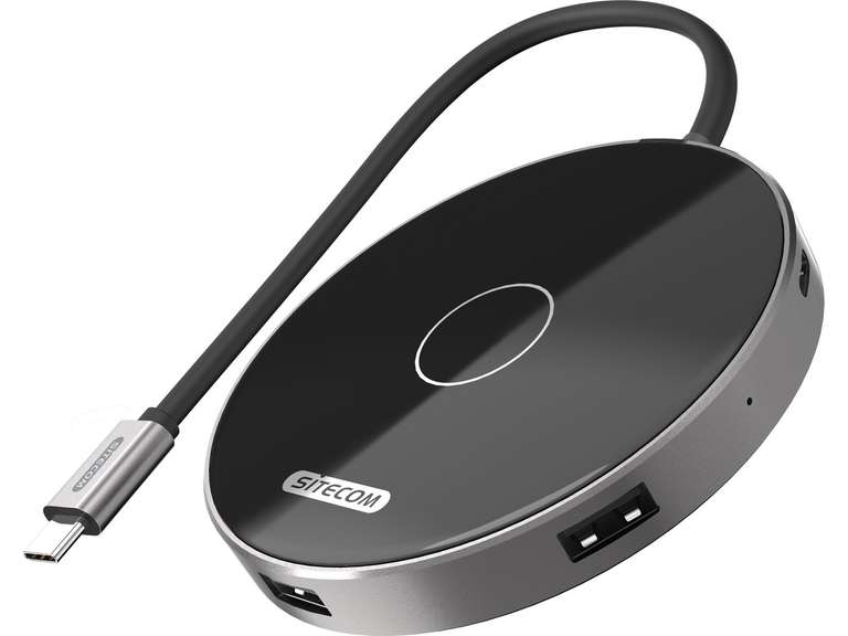 Sitecom Wireless Charging USB-C Hub