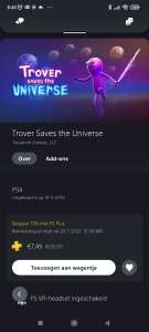 Trover Saves the Universe (PS-Plus 75%korting)
