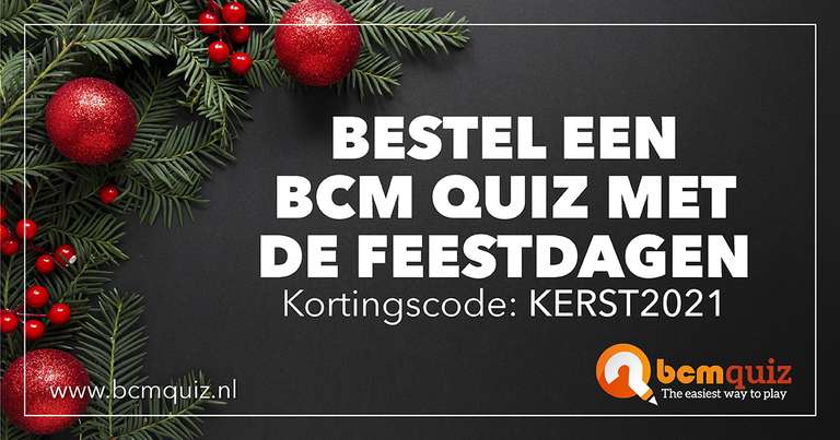 BCM Kerst Quiz - 2 gratis spelers