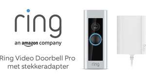 RING Video Doorbell Pro met Plug-In Adapter