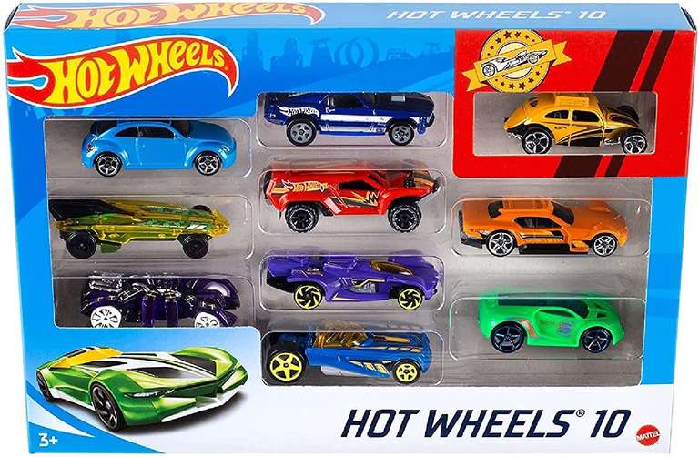 Hot Wheels Diecast auto's 10-pack (1:64) @Amazon UK