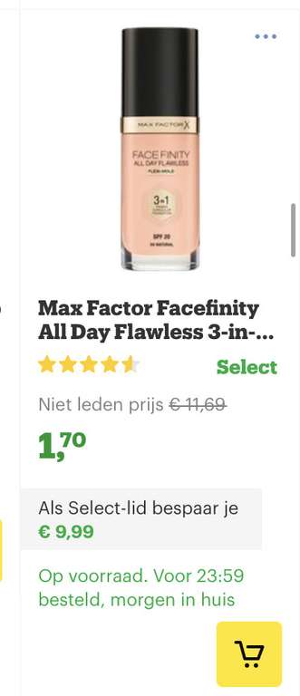 [select deals bol.com] prijsfouten make-up max factor! Zie beschrijving. LIPSTICKS NOG BESCHIKBAAR