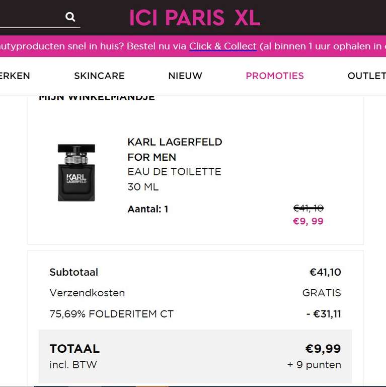 Karl Lagerfeld For Men Eau de toilette 30ml
