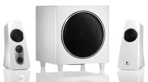Logitech Speakersysteem Z523 (Wit) voor € 45,50 @ Qplaza
