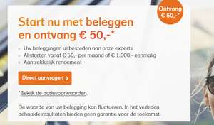 50 euro cashback bij Nationale-Nederlanden