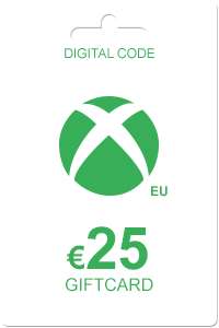 Xbox Gift card 25 euro voor €19,99 @ Livekaarten
