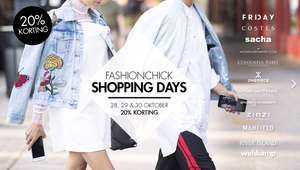 Shopping Days (-20% bij 12 shops) @ Fashionchick