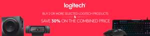 Logitech Multibuy aanbieding - 30% korting gecombineerd @Amazon.co.uk
