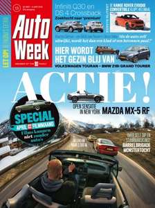 AutoWeek 4 Weken voor €4 + krijg €10 Shoptegoed @ 123tijdschrift