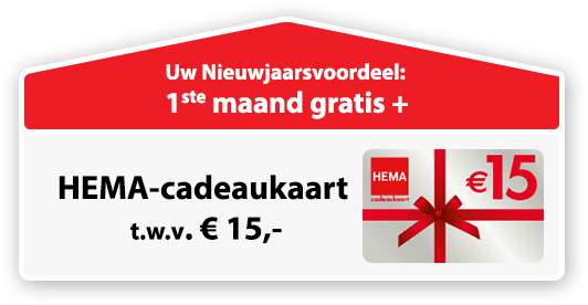 Gratis lot en cadeaukaart Hema (€15) @ Postcode loterij