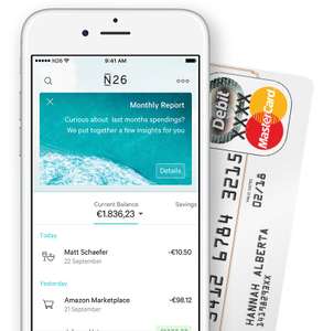 Gratis Duitse bankrekening met Mastercard @ N26