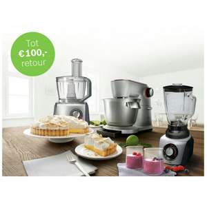 €20,- tot €100,- retour op Bosch keukenmachines, foodprocessors &amp; blenders
@ bosch-home.nl