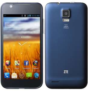 ZTE Blade G (blauw) Smartphone voor €65,90 @ iBood