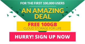100GB gratis cloud opslag @ Zoolz