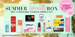 Summer Beauty Box t.w.v. €208 voor €19,95 - gratis verzending @ Fashionchick