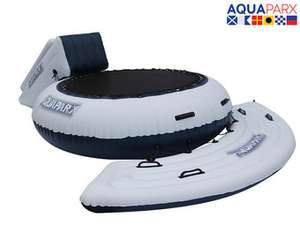 Aquaparx Watertrampoline met glijbaan voor €99,99 + €8,95 @ iBood