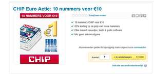 CHIP Euro Actie: 10 nummers voor €10